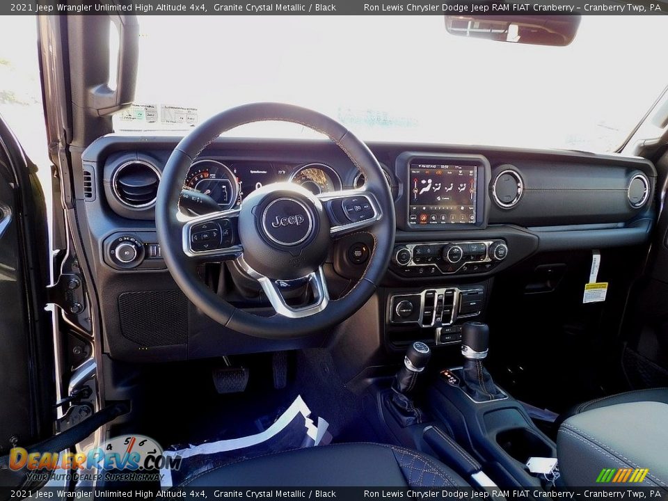 2021 Jeep Wrangler Unlimited High Altitude 4x4 Granite Crystal Metallic / Black Photo #13