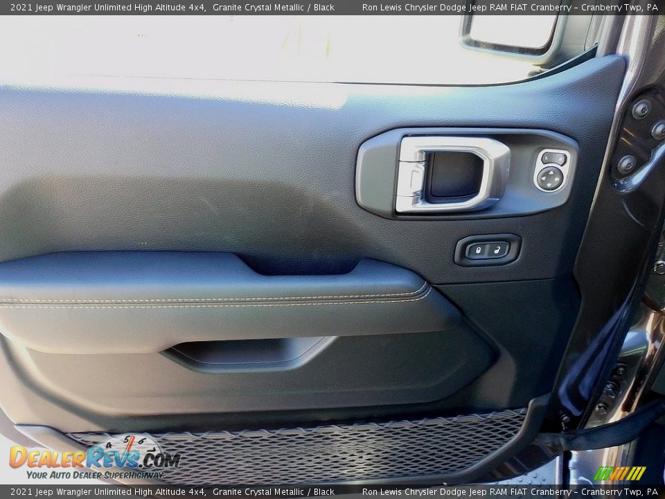 2021 Jeep Wrangler Unlimited High Altitude 4x4 Granite Crystal Metallic / Black Photo #14