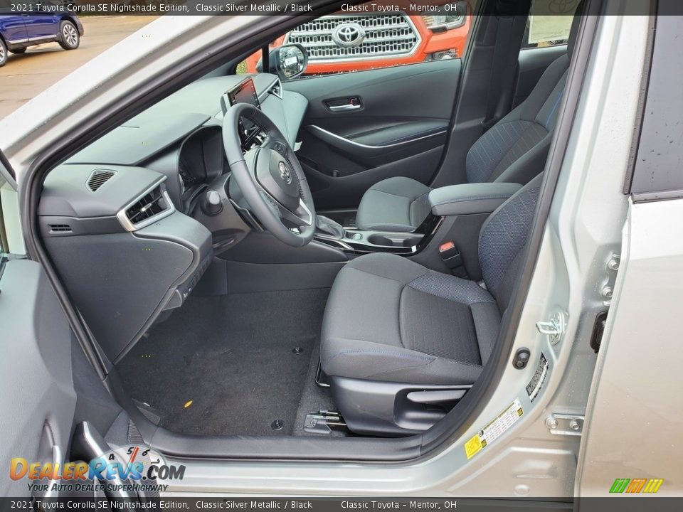 Black Interior - 2021 Toyota Corolla SE Nightshade Edition Photo #2