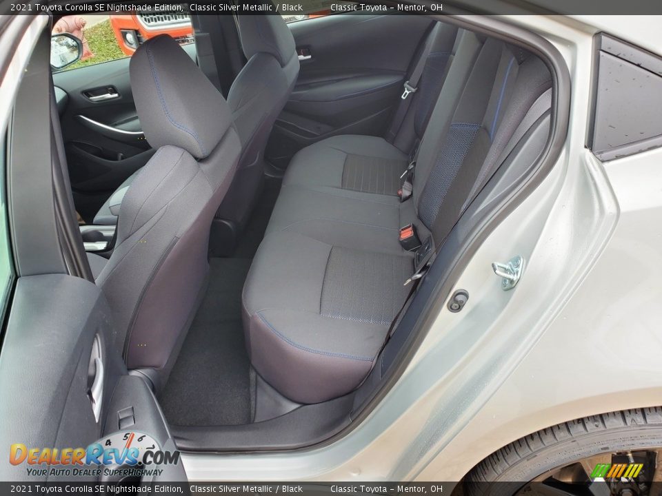 Rear Seat of 2021 Toyota Corolla SE Nightshade Edition Photo #3
