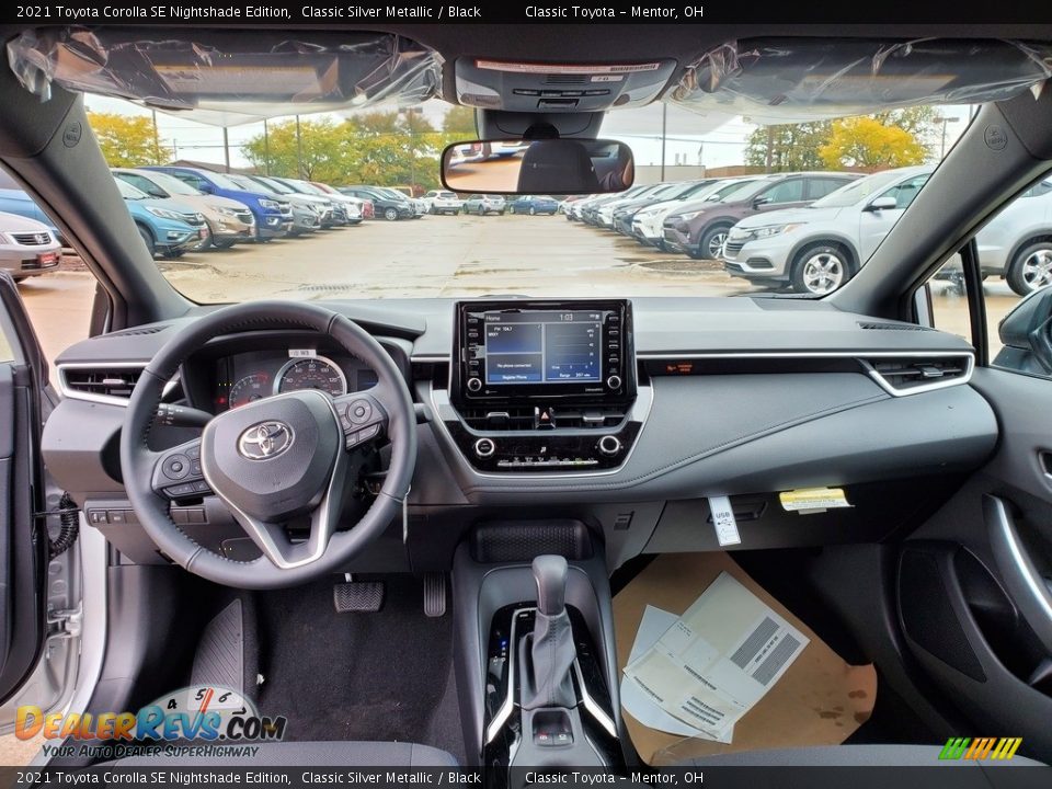 Black Interior - 2021 Toyota Corolla SE Nightshade Edition Photo #4