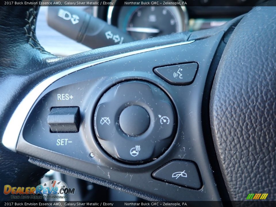 2017 Buick Envision Essence AWD Galaxy Silver Metallic / Ebony Photo #28