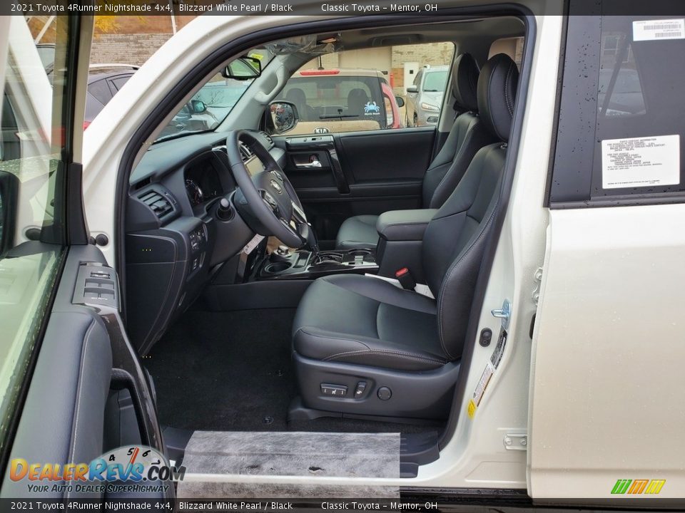 Black Interior - 2021 Toyota 4Runner Nightshade 4x4 Photo #2