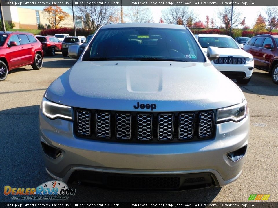 2021 Jeep Grand Cherokee Laredo 4x4 Billet Silver Metallic / Black Photo #2