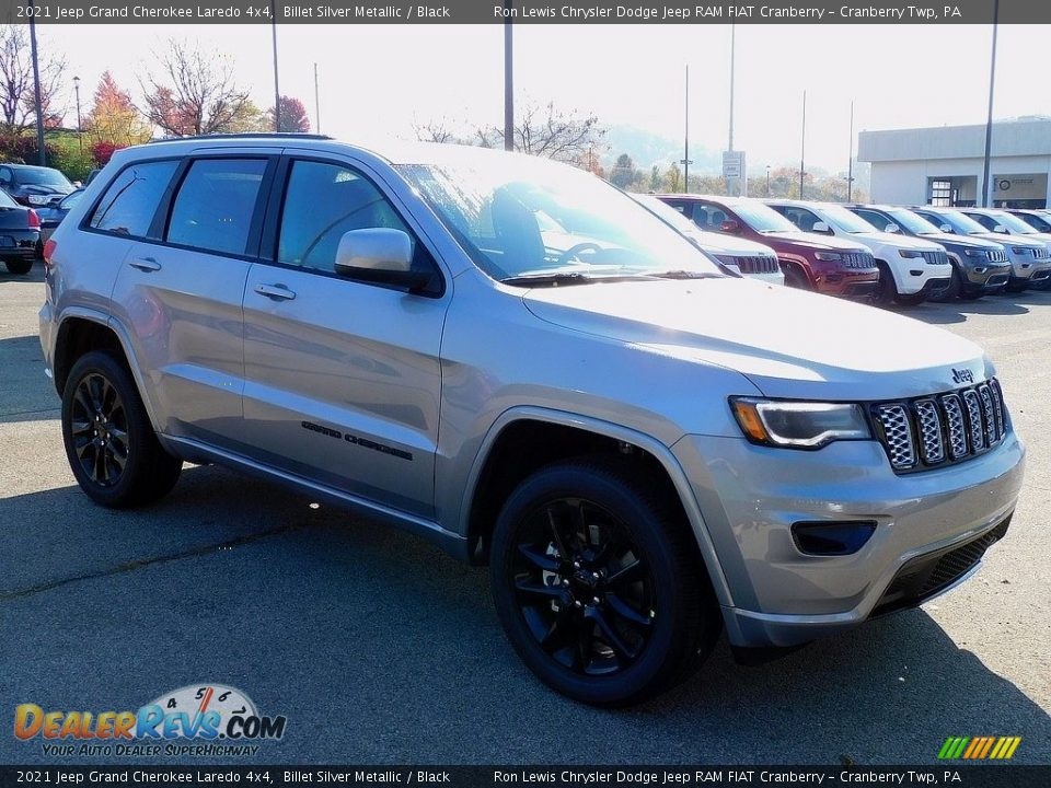 2021 Jeep Grand Cherokee Laredo 4x4 Billet Silver Metallic / Black Photo #3