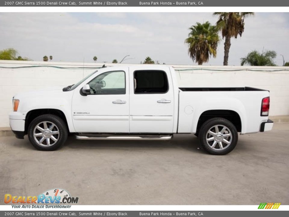 Summit White 2007 GMC Sierra 1500 Denali Crew Cab Photo #8