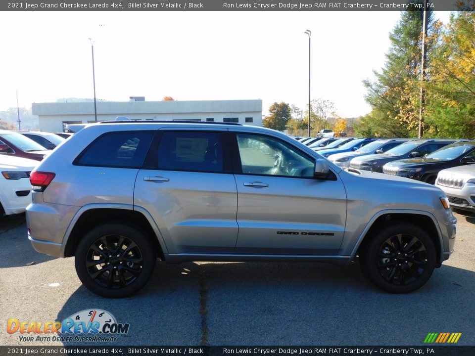 2021 Jeep Grand Cherokee Laredo 4x4 Billet Silver Metallic / Black Photo #4