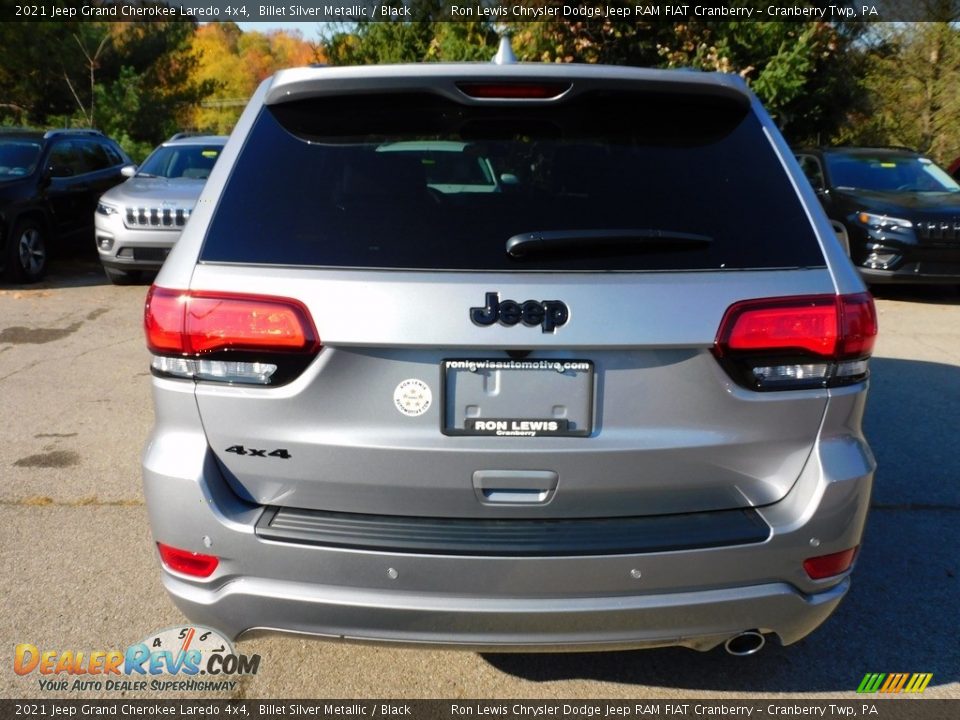 2021 Jeep Grand Cherokee Laredo 4x4 Billet Silver Metallic / Black Photo #6