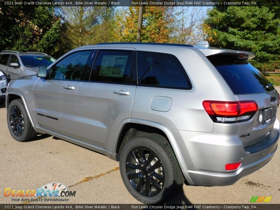 2021 Jeep Grand Cherokee Laredo 4x4 Billet Silver Metallic / Black Photo #8