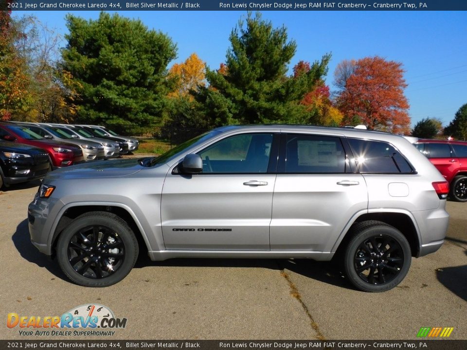 2021 Jeep Grand Cherokee Laredo 4x4 Billet Silver Metallic / Black Photo #9