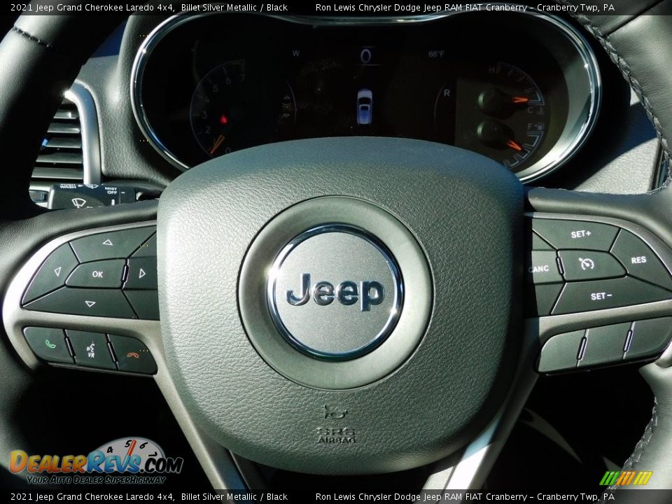 2021 Jeep Grand Cherokee Laredo 4x4 Billet Silver Metallic / Black Photo #19
