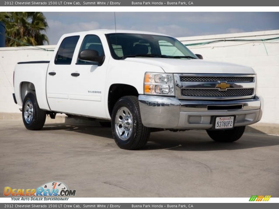 2012 Chevrolet Silverado 1500 LT Crew Cab Summit White / Ebony Photo #1