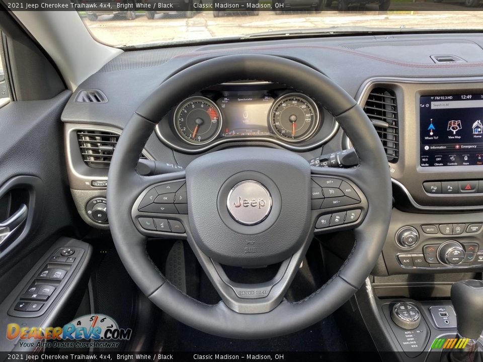 2021 Jeep Cherokee Traihawk 4x4 Steering Wheel Photo #5