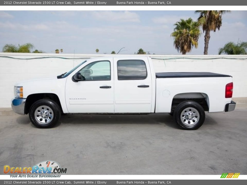 2012 Chevrolet Silverado 1500 LT Crew Cab Summit White / Ebony Photo #10