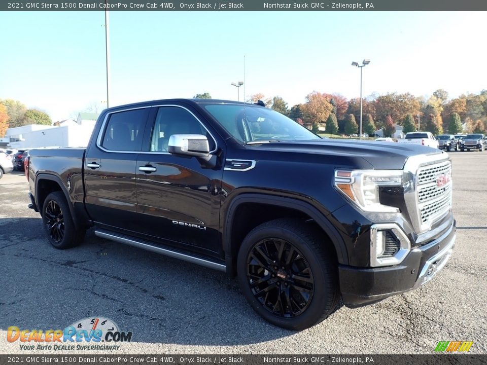 2021 GMC Sierra 1500 Denali CabonPro Crew Cab 4WD Onyx Black / Jet Black Photo #3