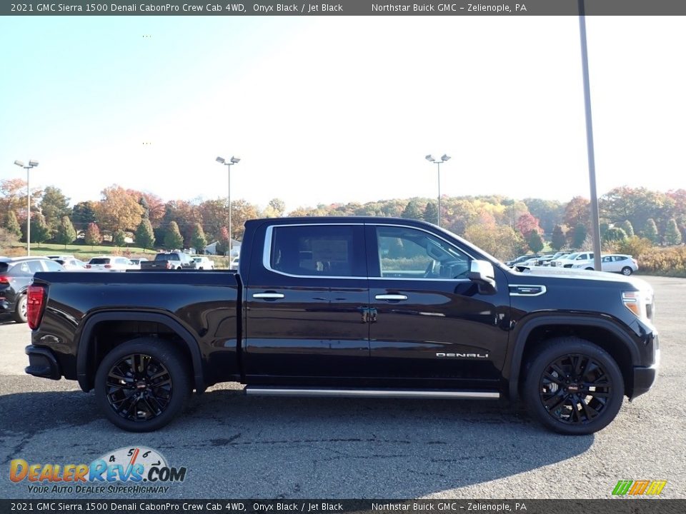 2021 GMC Sierra 1500 Denali CabonPro Crew Cab 4WD Onyx Black / Jet Black Photo #4