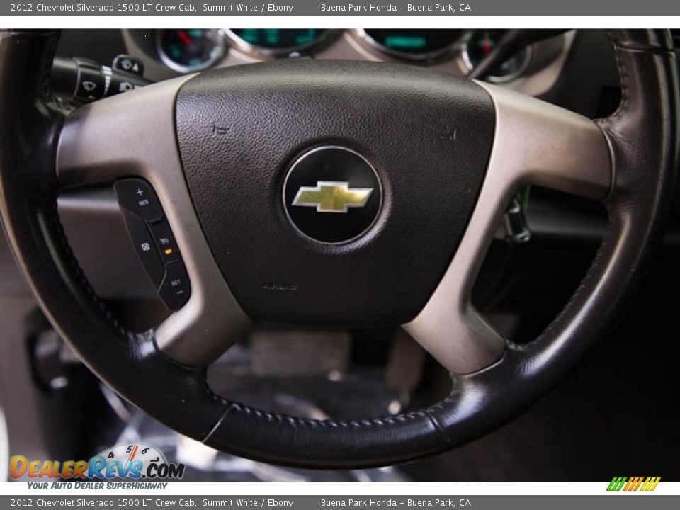 2012 Chevrolet Silverado 1500 LT Crew Cab Summit White / Ebony Photo #16