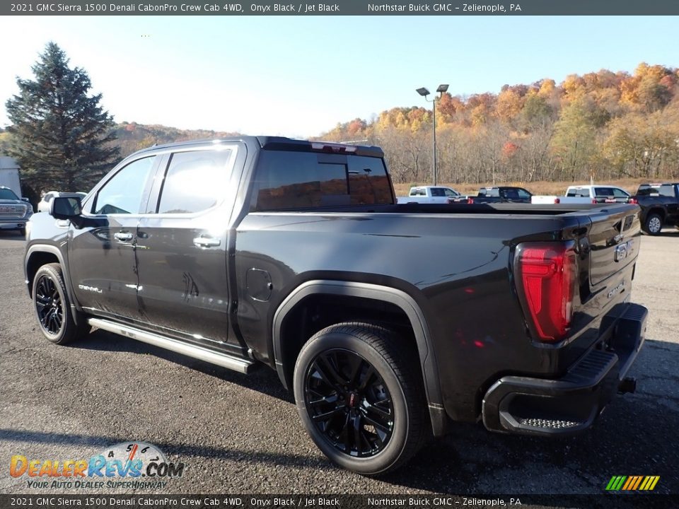 2021 GMC Sierra 1500 Denali CabonPro Crew Cab 4WD Onyx Black / Jet Black Photo #7
