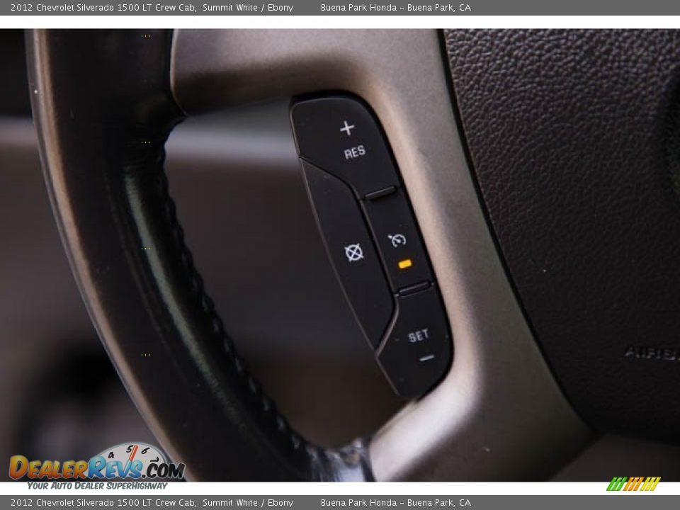 2012 Chevrolet Silverado 1500 LT Crew Cab Summit White / Ebony Photo #17