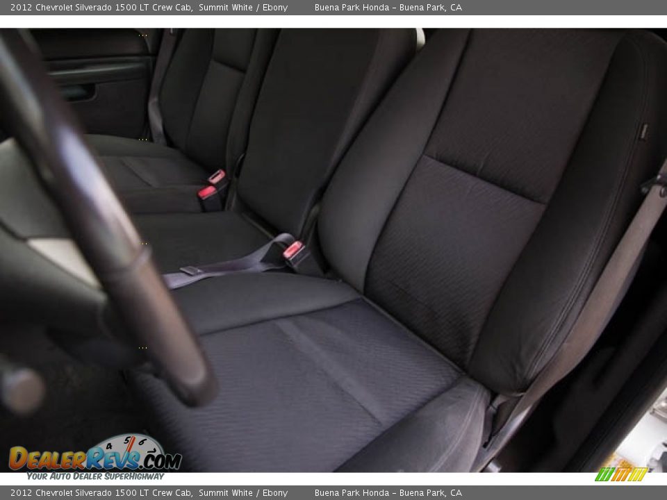 2012 Chevrolet Silverado 1500 LT Crew Cab Summit White / Ebony Photo #18