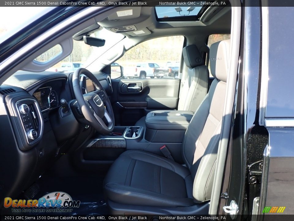 2021 GMC Sierra 1500 Denali CabonPro Crew Cab 4WD Onyx Black / Jet Black Photo #12