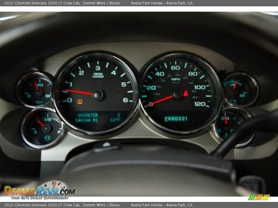 2012 Chevrolet Silverado 1500 LT Crew Cab Summit White / Ebony Photo #24