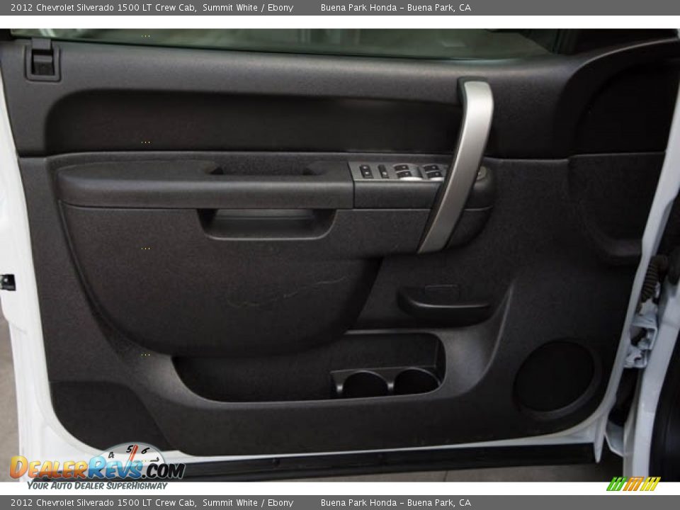 2012 Chevrolet Silverado 1500 LT Crew Cab Summit White / Ebony Photo #25