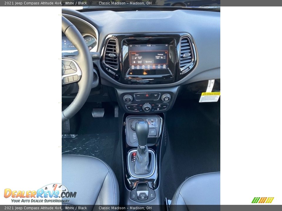 2021 Jeep Compass Altitude 4x4 White / Black Photo #6