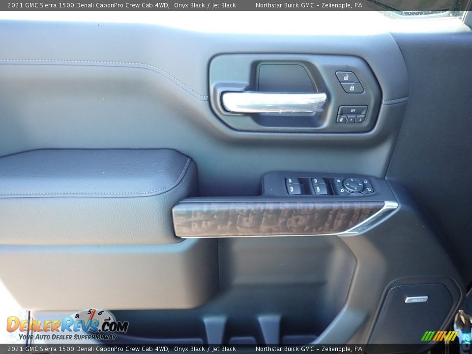 Door Panel of 2021 GMC Sierra 1500 Denali CabonPro Crew Cab 4WD Photo #15