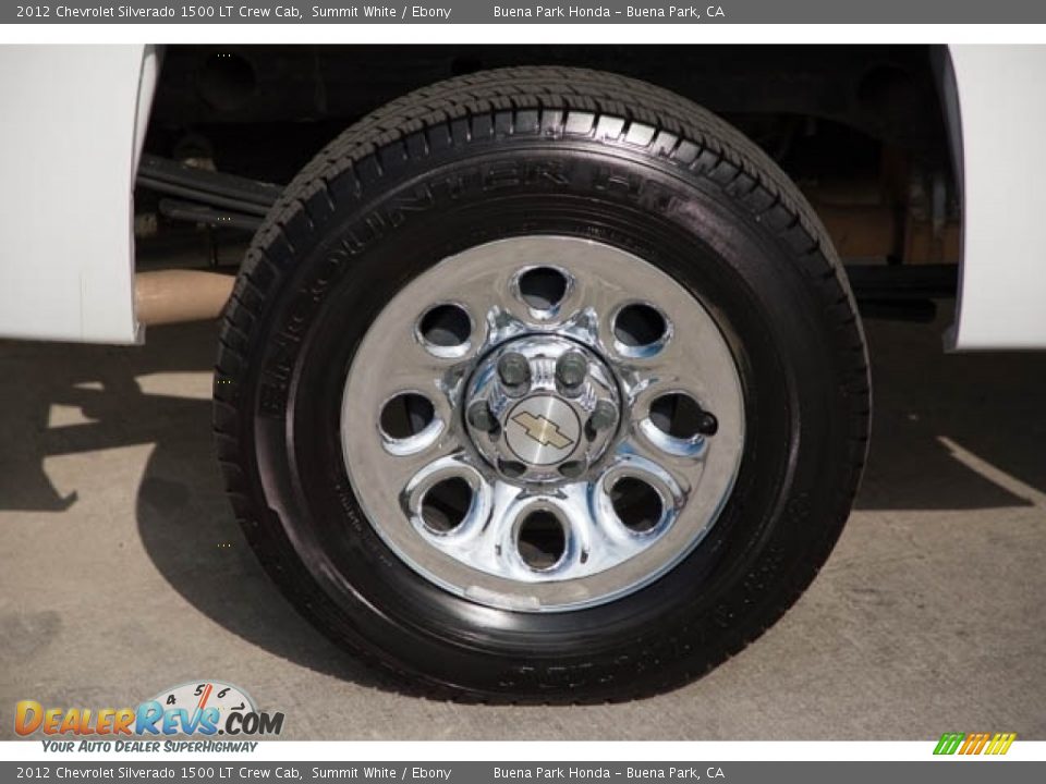 2012 Chevrolet Silverado 1500 LT Crew Cab Summit White / Ebony Photo #31