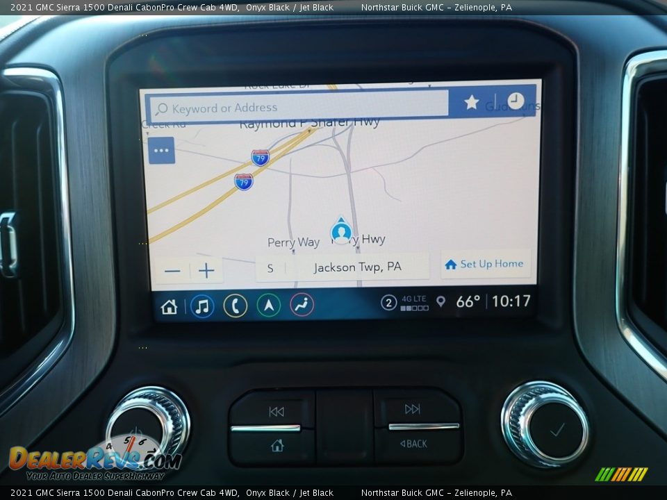 Navigation of 2021 GMC Sierra 1500 Denali CabonPro Crew Cab 4WD Photo #18