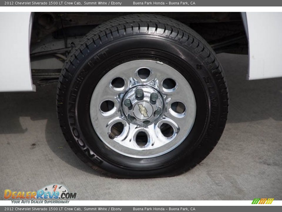 2012 Chevrolet Silverado 1500 LT Crew Cab Summit White / Ebony Photo #33