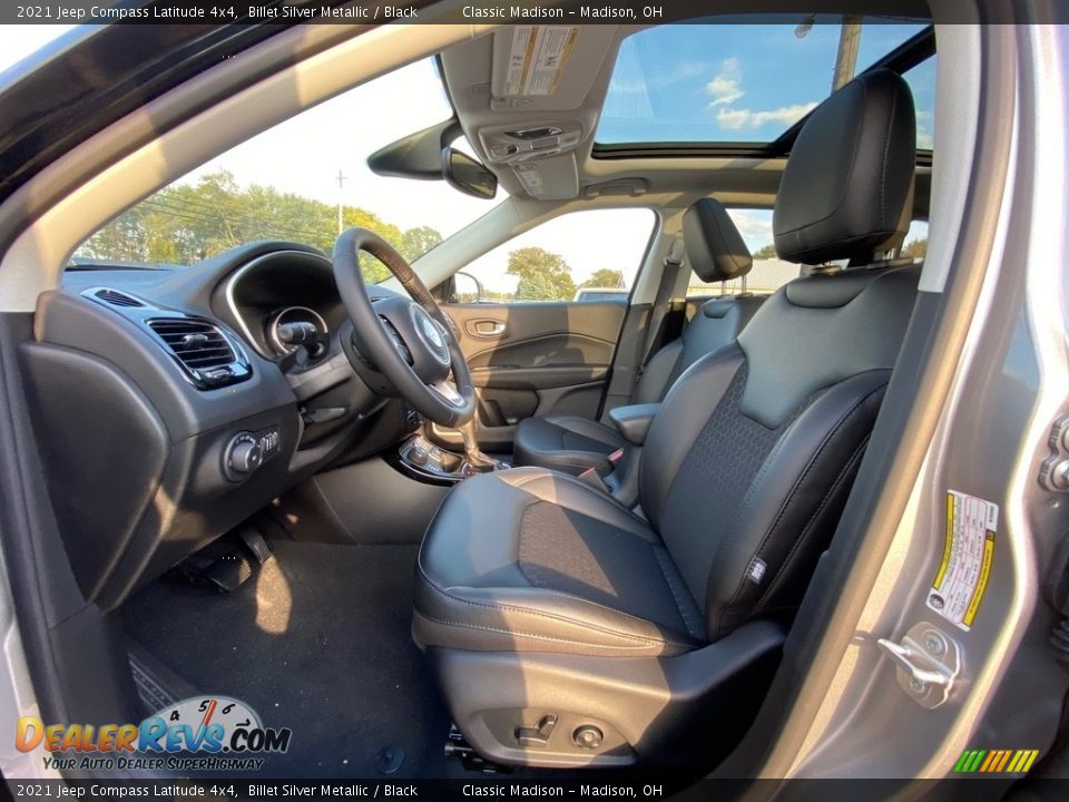 2021 Jeep Compass Latitude 4x4 Billet Silver Metallic / Black Photo #2