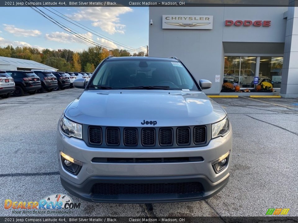 2021 Jeep Compass Latitude 4x4 Billet Silver Metallic / Black Photo #7