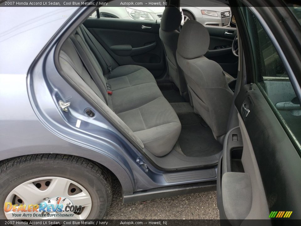 2007 Honda Accord LX Sedan Cool Blue Metallic / Ivory Photo #11