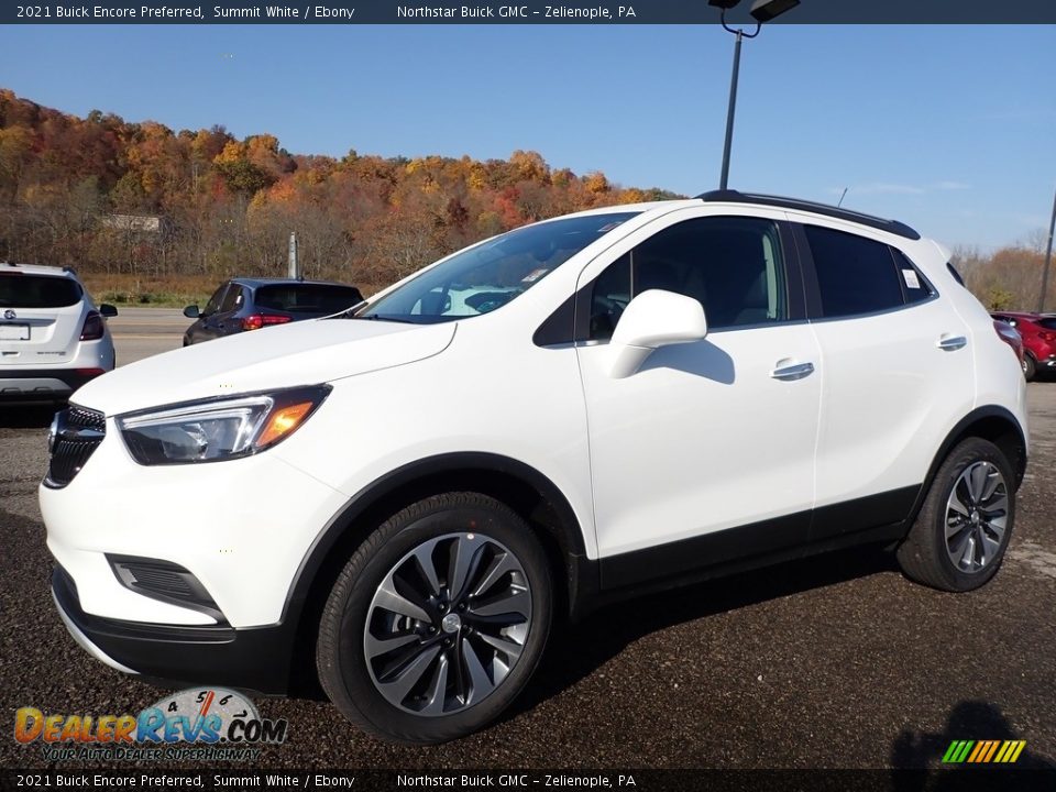 2021 Buick Encore Preferred Summit White / Ebony Photo #1