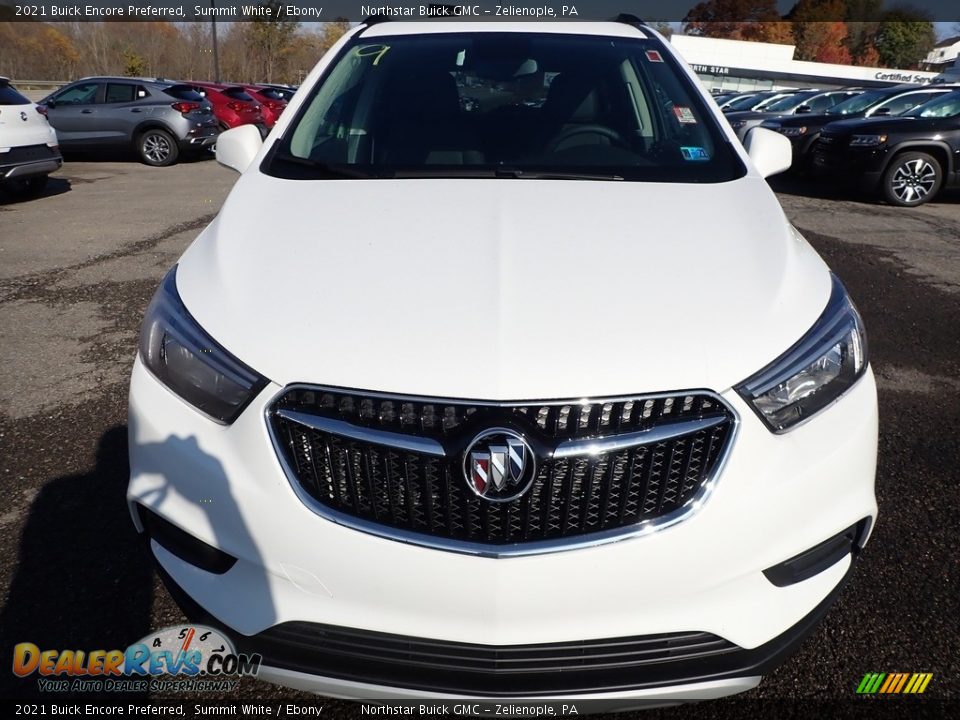 2021 Buick Encore Preferred Summit White / Ebony Photo #2
