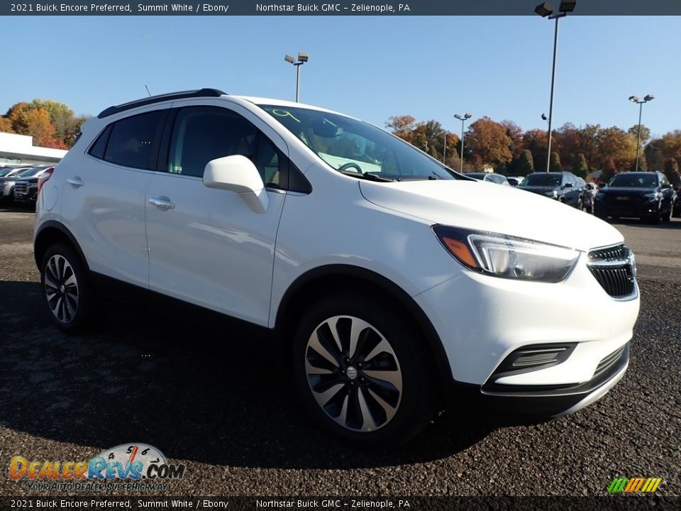 2021 Buick Encore Preferred Summit White / Ebony Photo #3