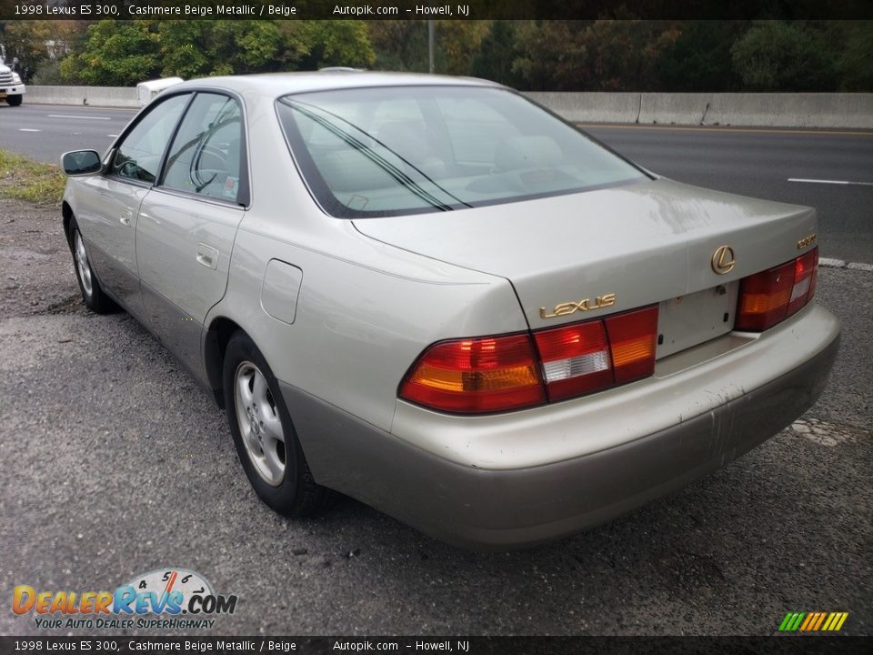 1998 Lexus ES 300 Cashmere Beige Metallic / Beige Photo #6