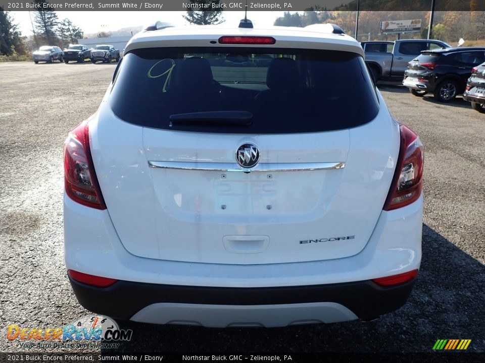 2021 Buick Encore Preferred Summit White / Ebony Photo #6