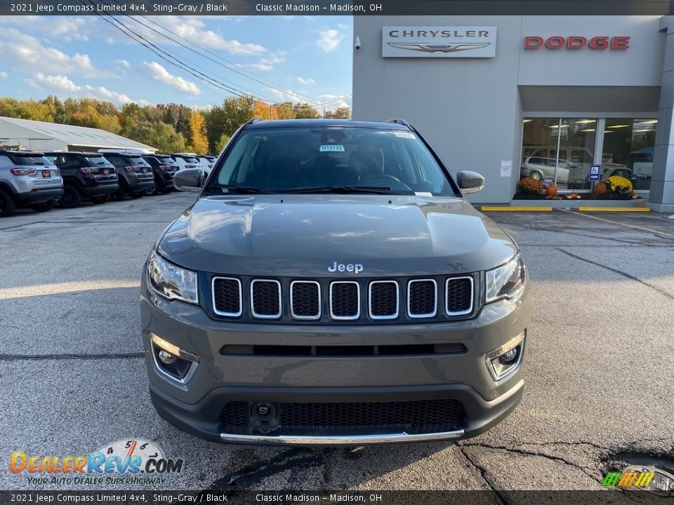 2021 Jeep Compass Limited 4x4 Sting-Gray / Black Photo #7