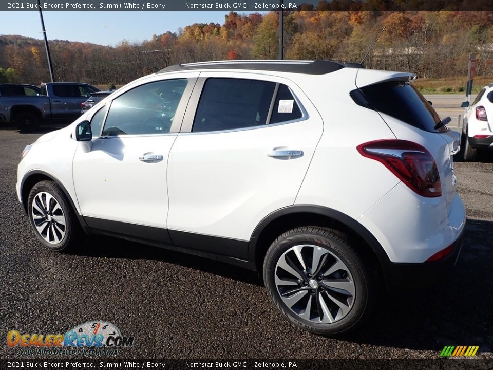 2021 Buick Encore Preferred Summit White / Ebony Photo #8