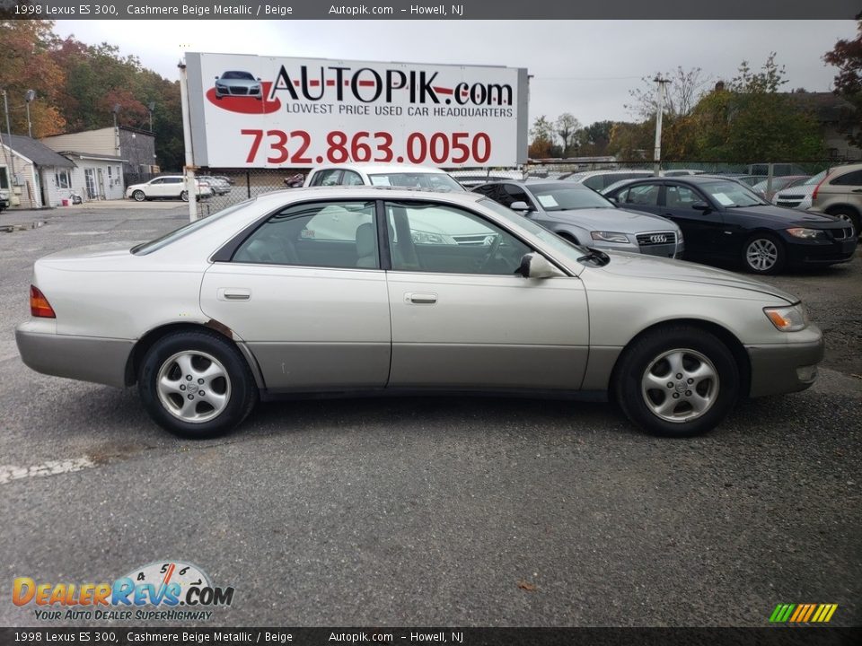 1998 Lexus ES 300 Cashmere Beige Metallic / Beige Photo #9