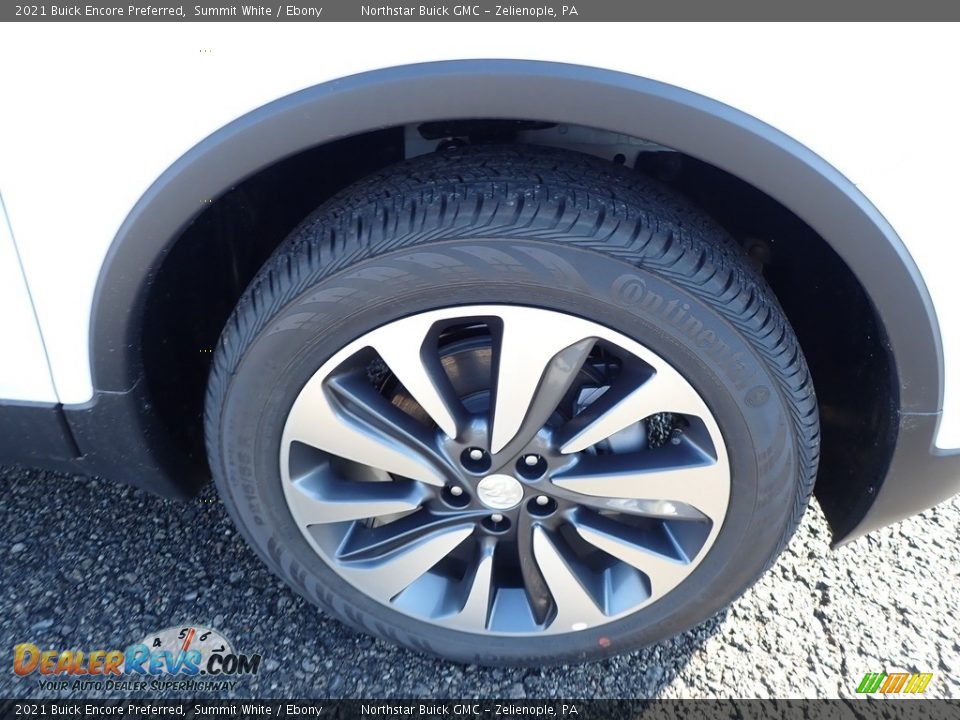 2021 Buick Encore Preferred Summit White / Ebony Photo #10