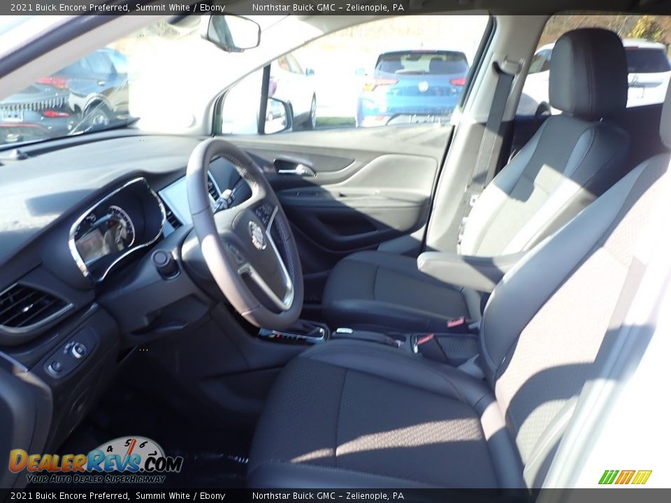 2021 Buick Encore Preferred Summit White / Ebony Photo #13