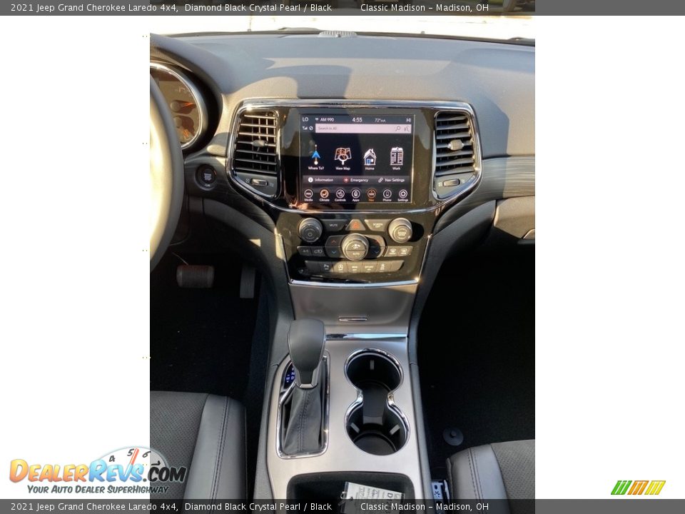 2021 Jeep Grand Cherokee Laredo 4x4 Diamond Black Crystal Pearl / Black Photo #6