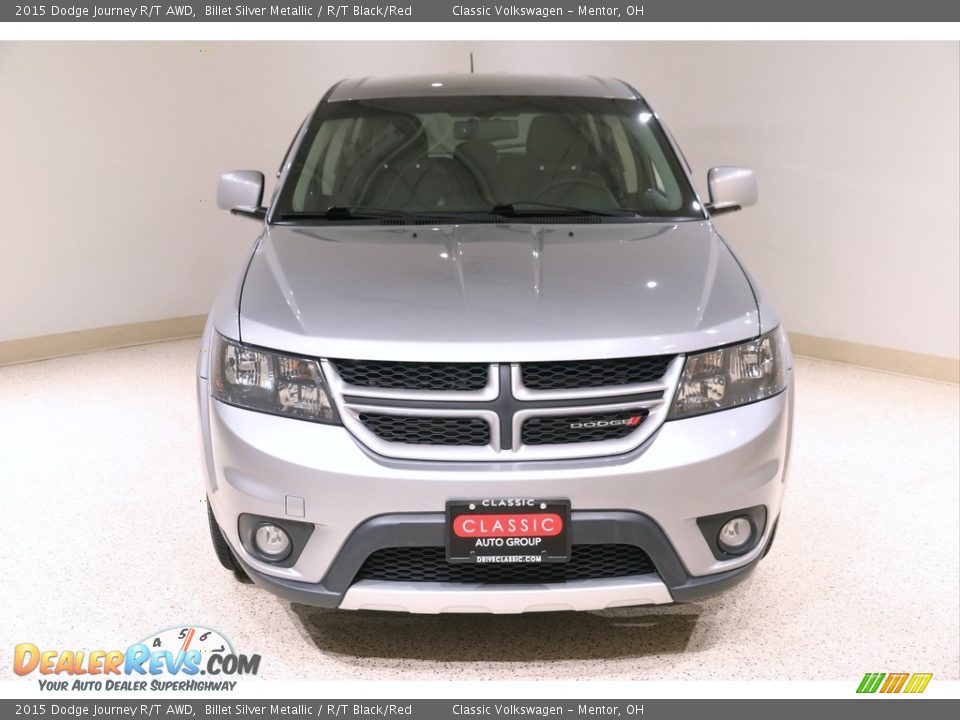 2015 Dodge Journey R/T AWD Billet Silver Metallic / R/T Black/Red Photo #2