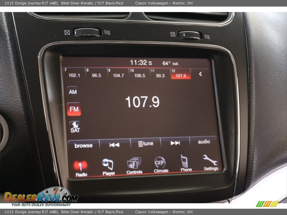 Audio System of 2015 Dodge Journey R/T AWD Photo #10