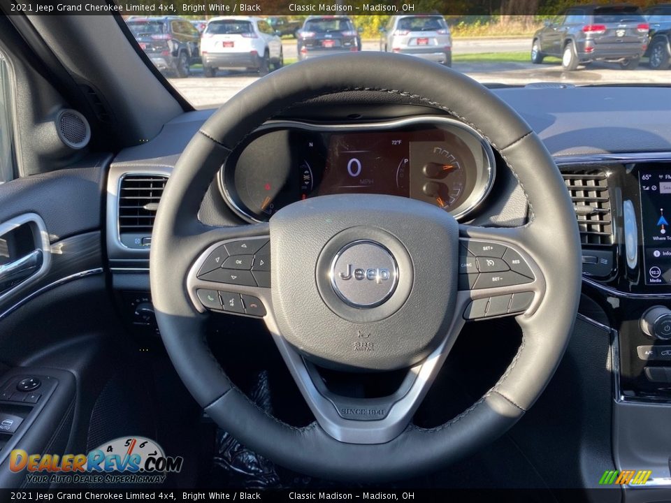 2021 Jeep Grand Cherokee Limited 4x4 Bright White / Black Photo #4