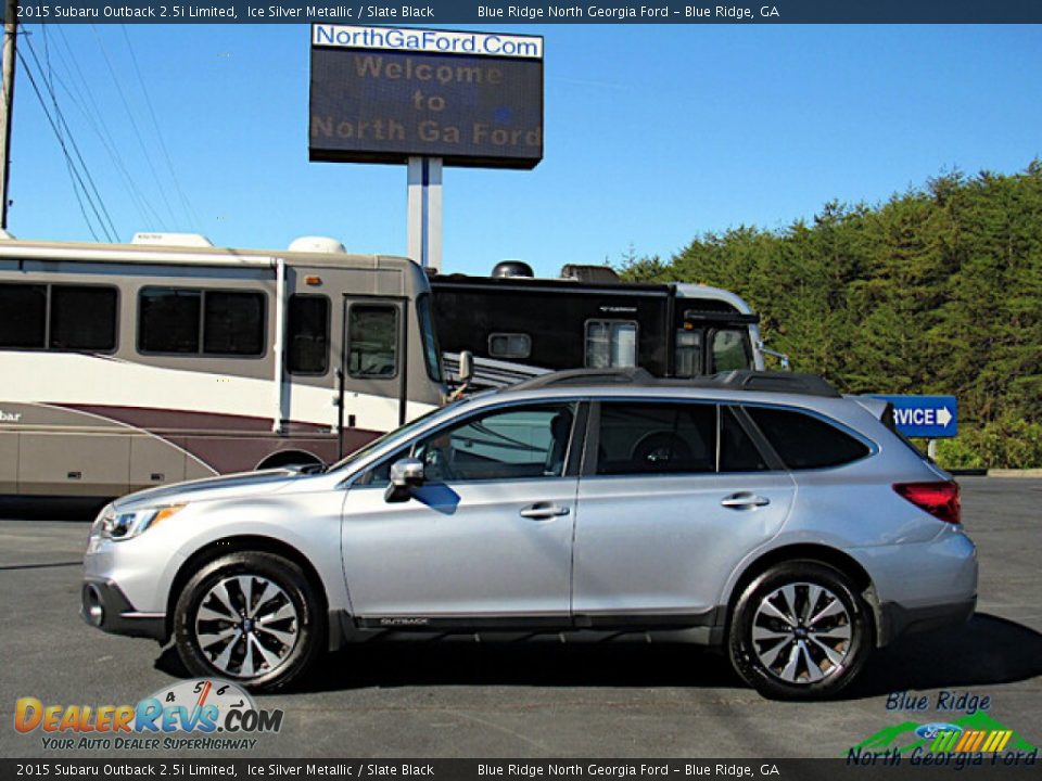 2015 Subaru Outback 2.5i Limited Ice Silver Metallic / Slate Black Photo #2